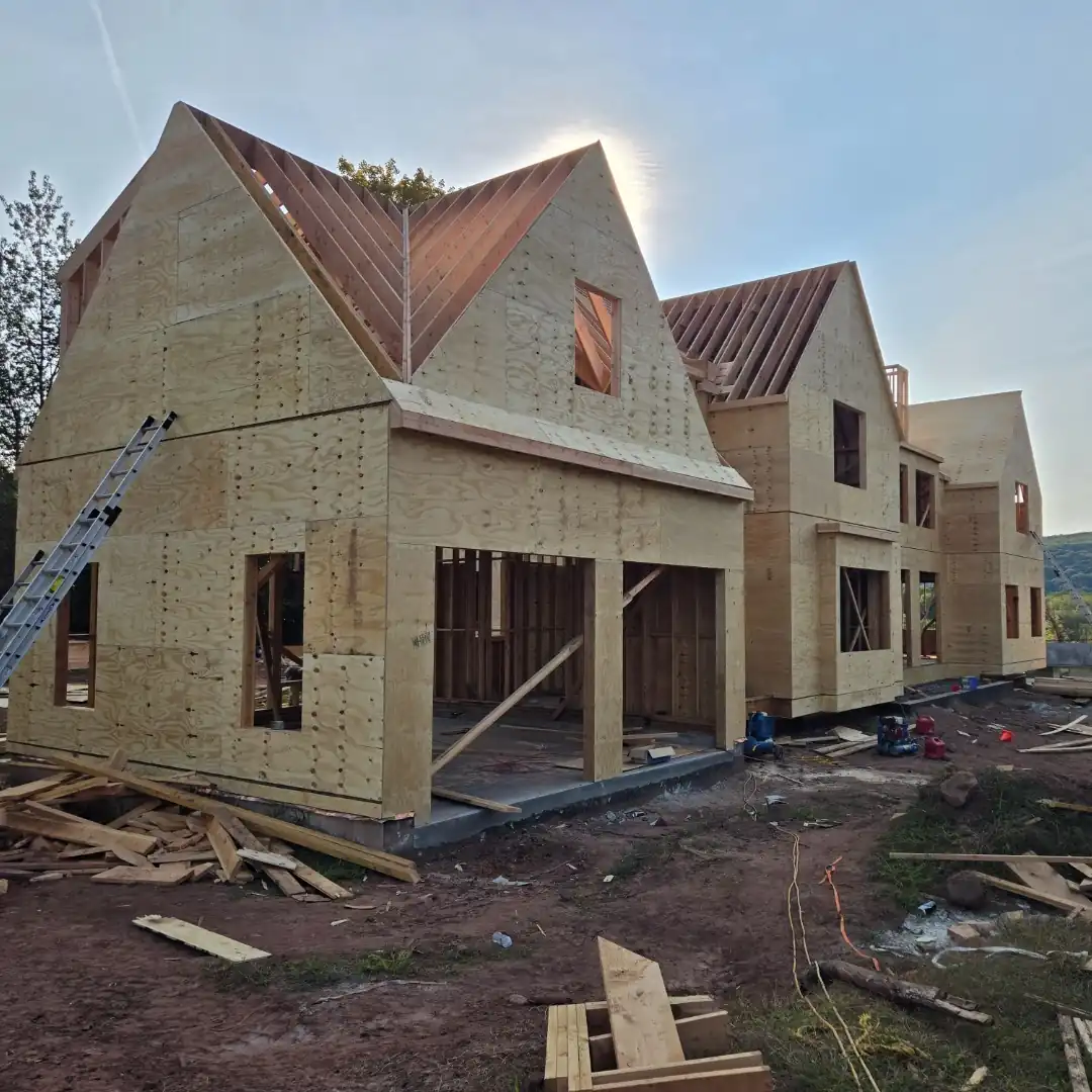 New homes framed and sheathed by Model Framers